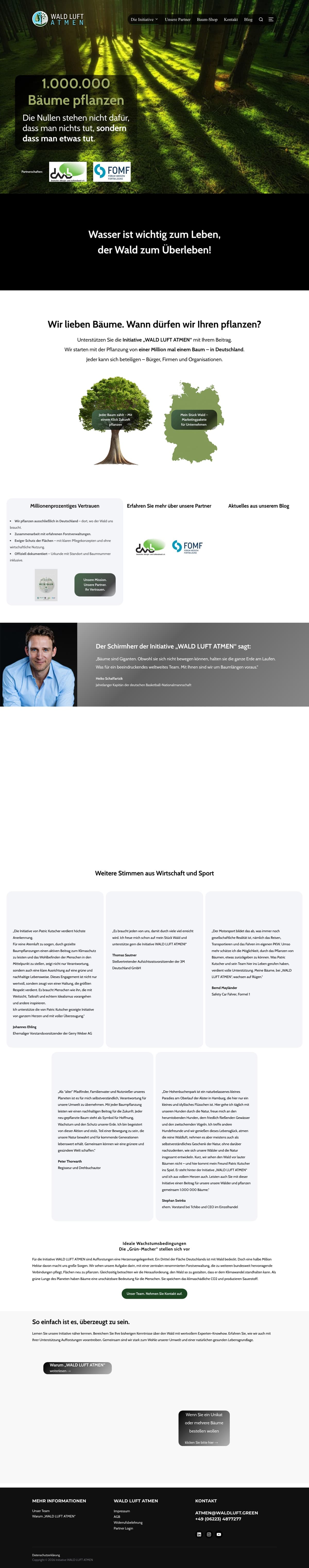 Startseite des Next.js-Neubaus